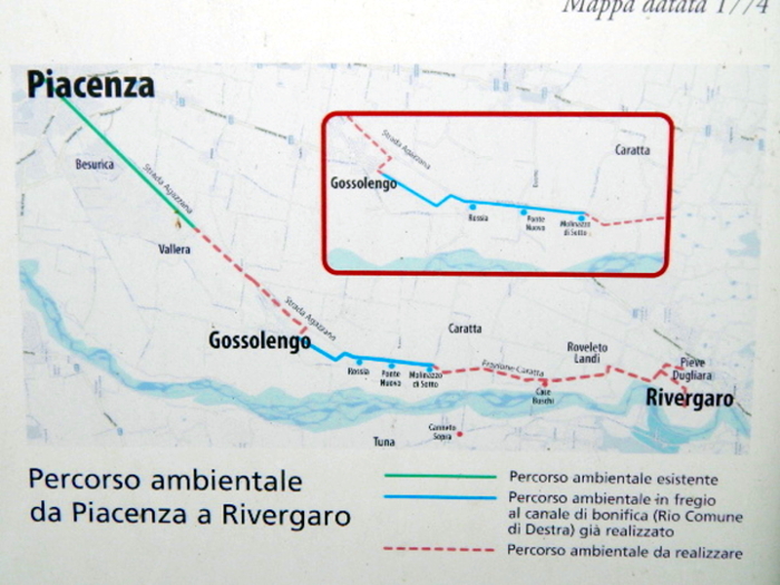 Percorso ambientale da Piacenza a Rivergaro