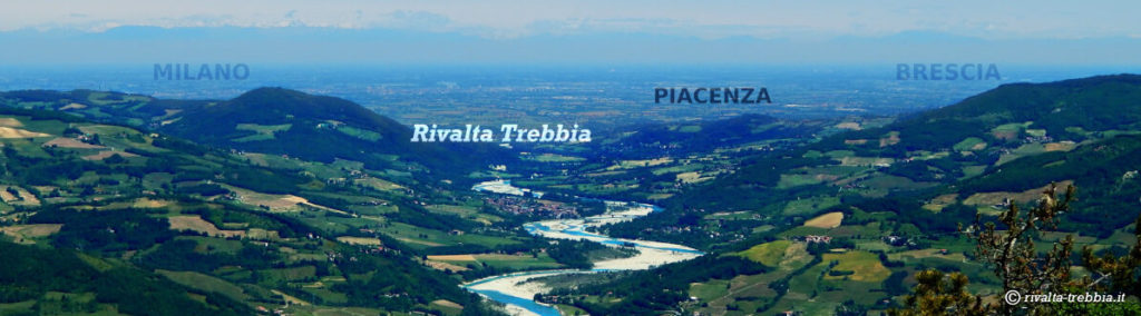 Vista Panoramica: Rivalta-Trebbia, Piacenza, Milano, Brescia, Alpi