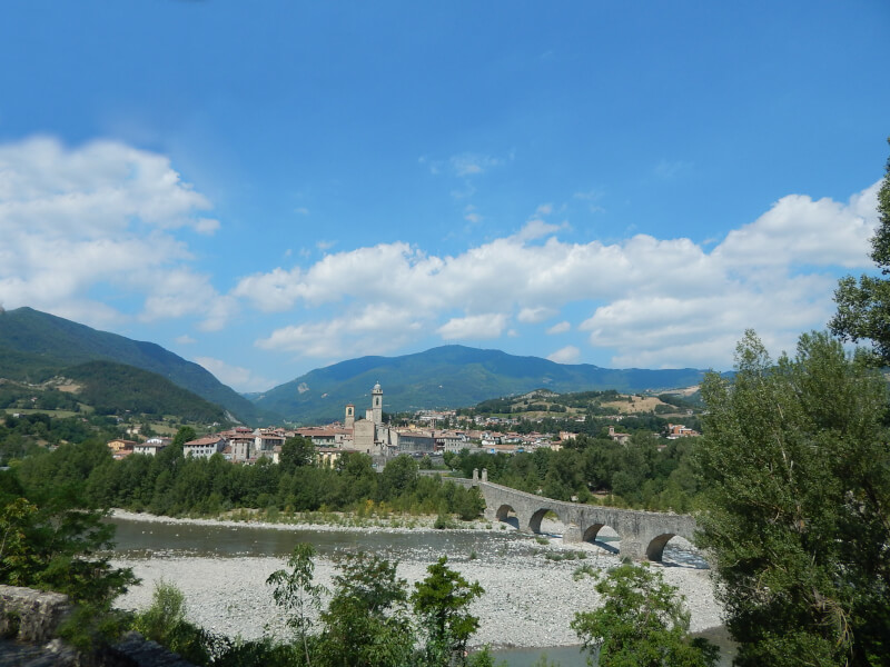 La piana di Bobbio in Val Trebbia